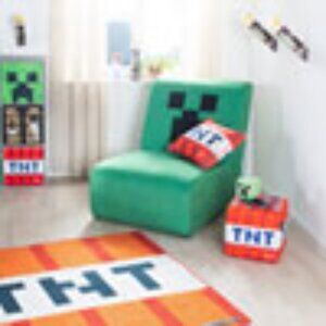 Minecraft carpet, TNT design, 120x120cm